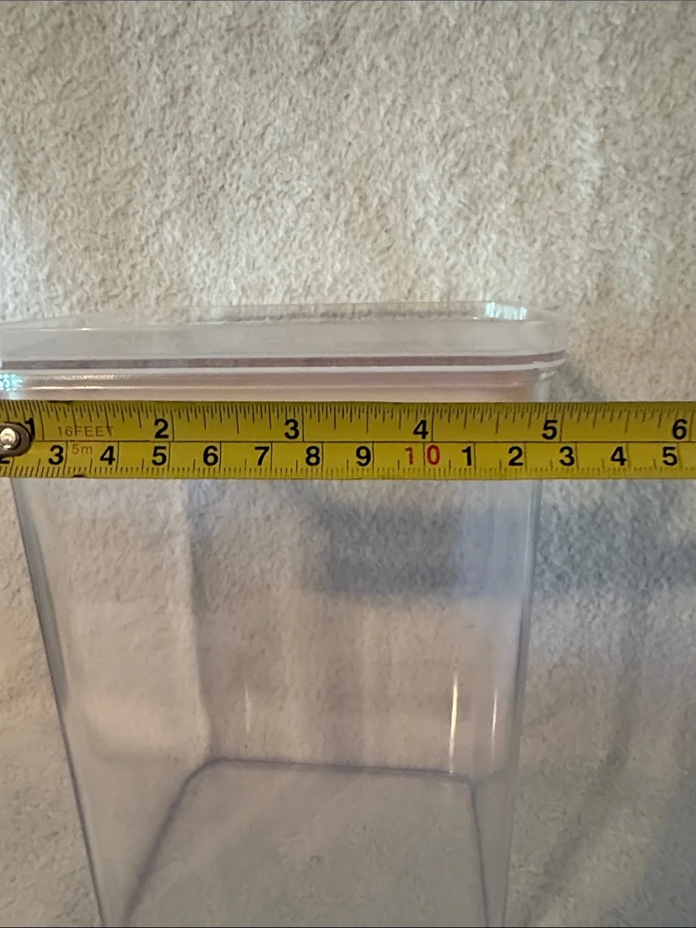 Clear Plastic Container and Collapsible Dish with Fork